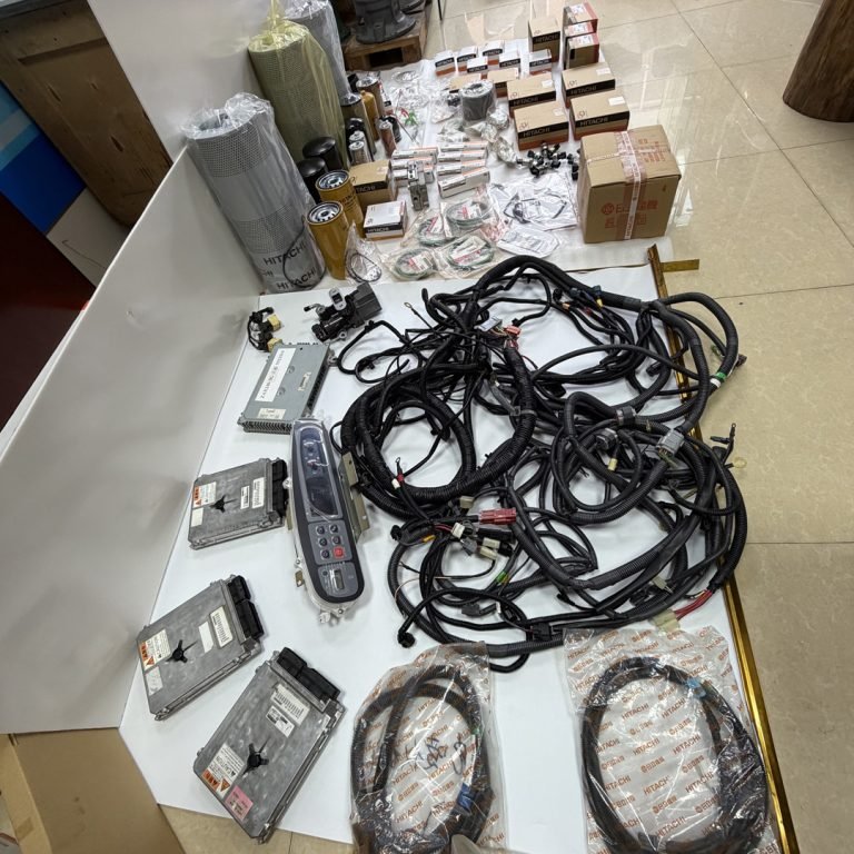 Các bộ phận chính của hệ thống điện máy xúc